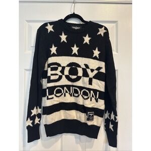 Boy London UK Since 1976 Women's Pullover Sweater Made In Korea Size Medium